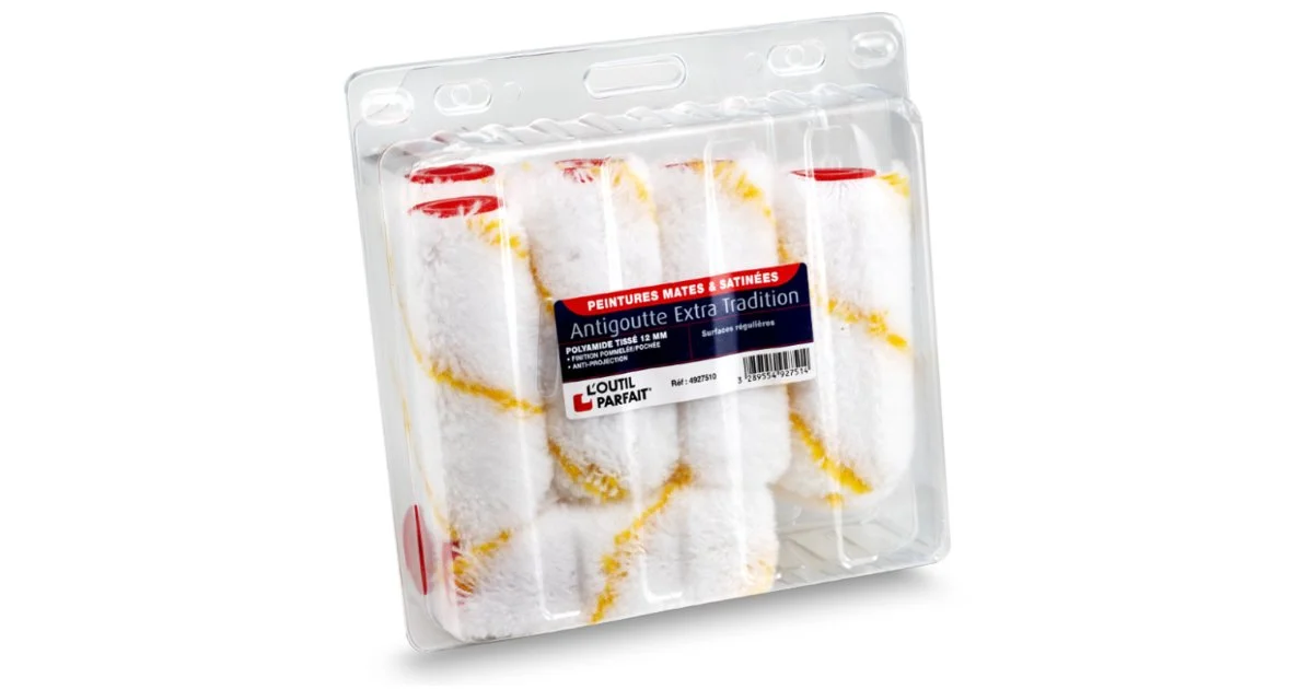 10 mini-rouleaux antigoutte 110 mm L'OUTIL PARFAIT