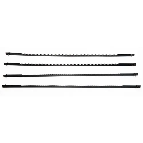 4 Lames scie à chantourner 127 mm 10TPI & 15TPI