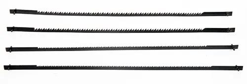 4 Lames scie à chantourner 127 mm 18TPI & 24TPI