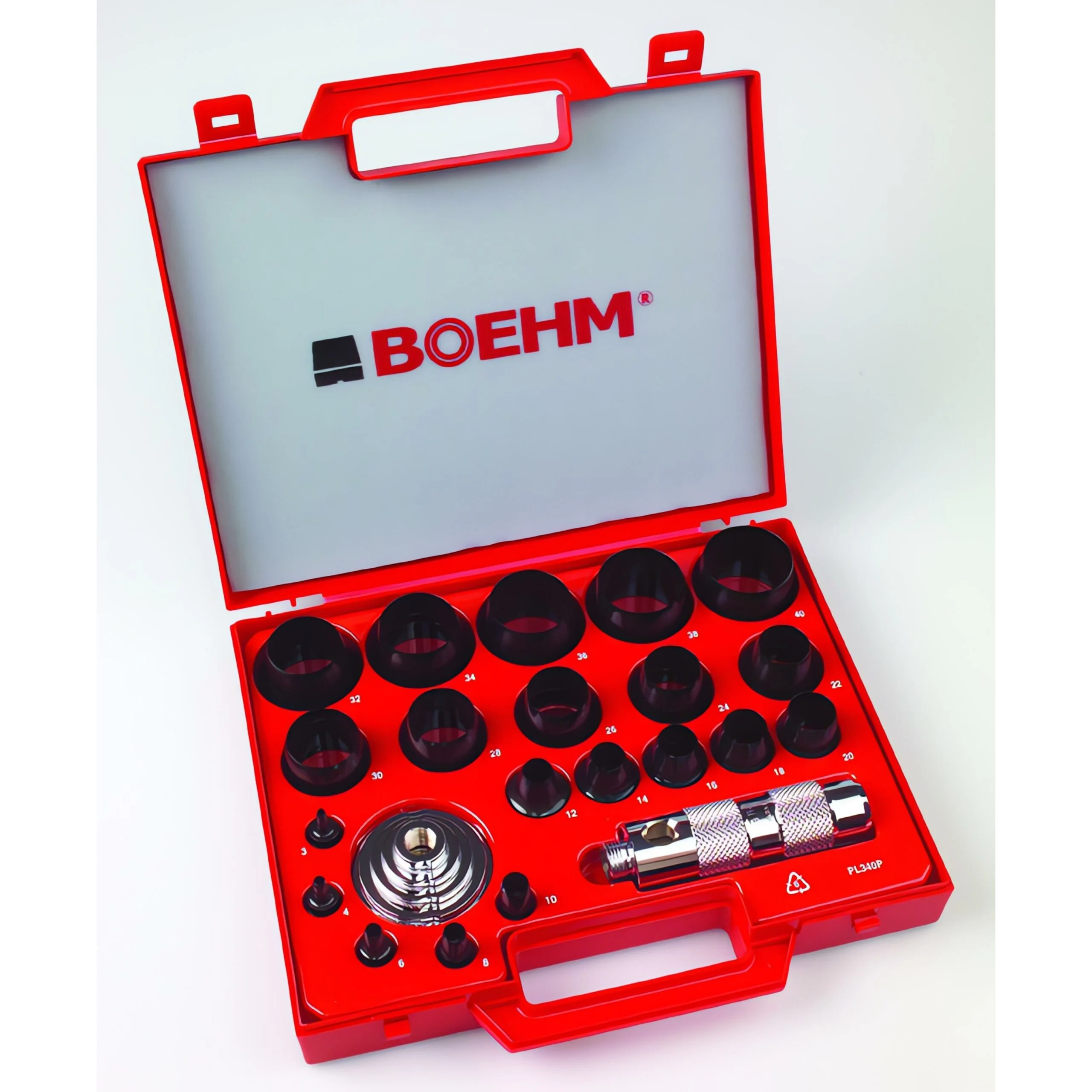 Punch set Ø3 to 40 mm