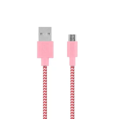 CABLE MICRO USB 1M ROSE - CBMUSBFUN1 - TNB