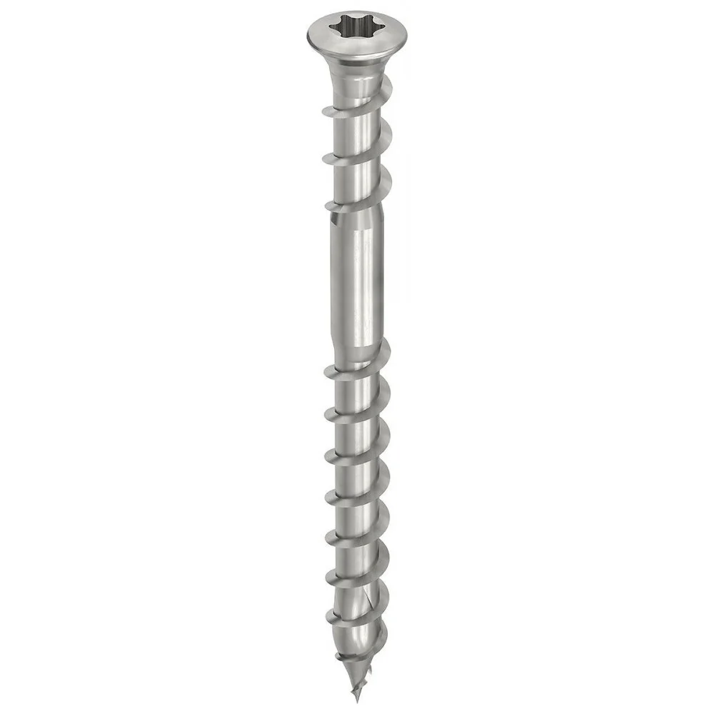 Vis terrasse filetage double inox A2 HECO TOPIX Plus - tête fraisée TorxHECO