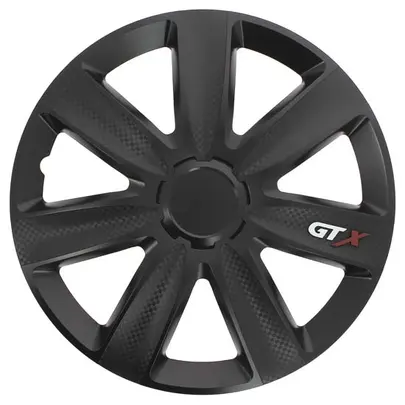 4 enjoliveurs CAR+ VR 13 pouces Carbone/Noir