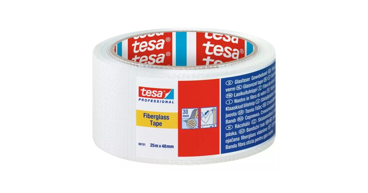 Adhésif fibre de verre 25 m x 48 mm - tesa 60101