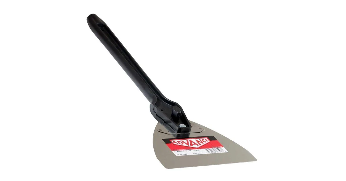 Couteau à enduire 18 cm avec long manche et lame inclinable - ADVANCE