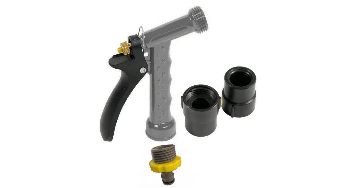 Kit pistolet nettoyage en aluminium bazooka complet