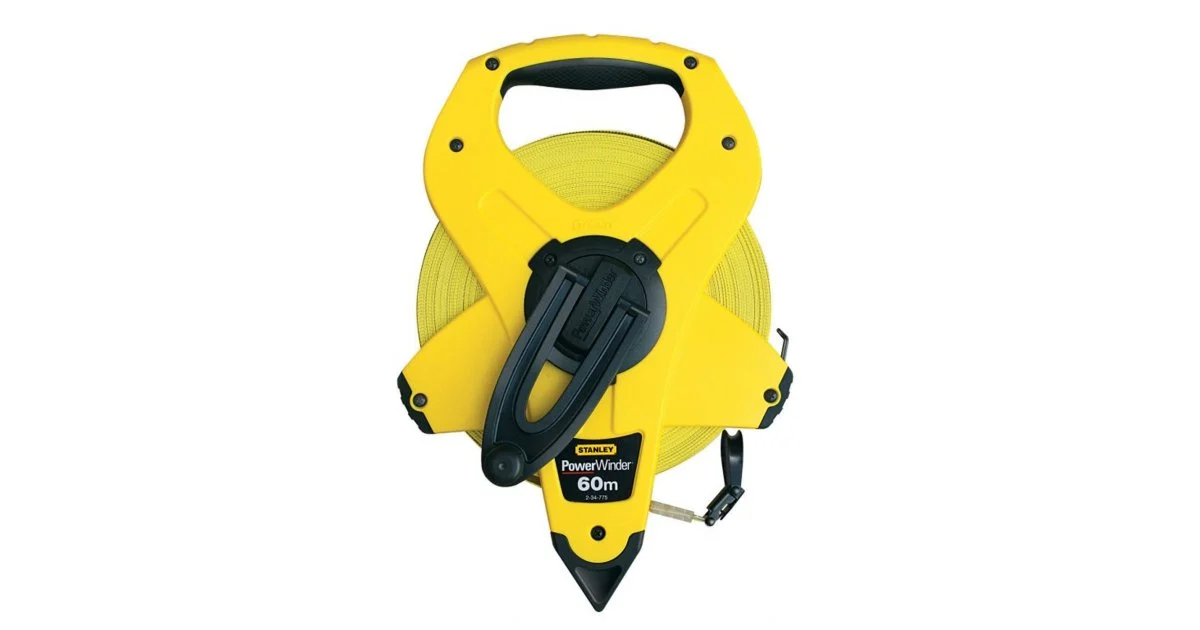 PowerWinder décamètre à poignée 60 m classe 3, ruban en fibre de verreSTANLEY