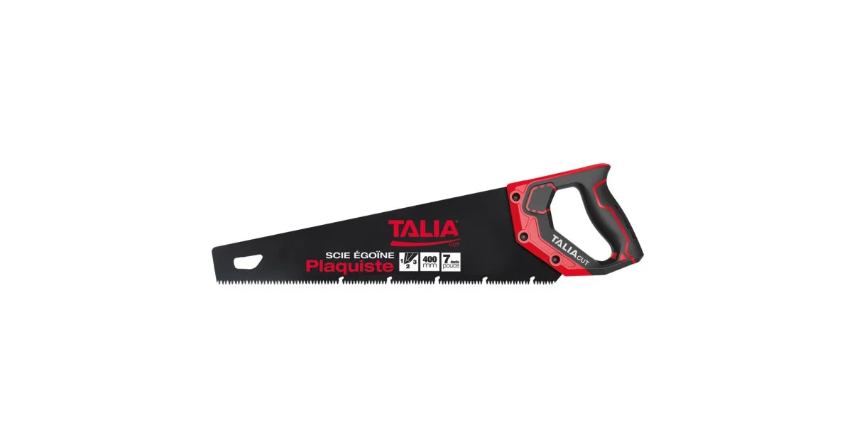Scie pour plaques de plâtre et panneaux de particules 400 mm TALIAPLAST