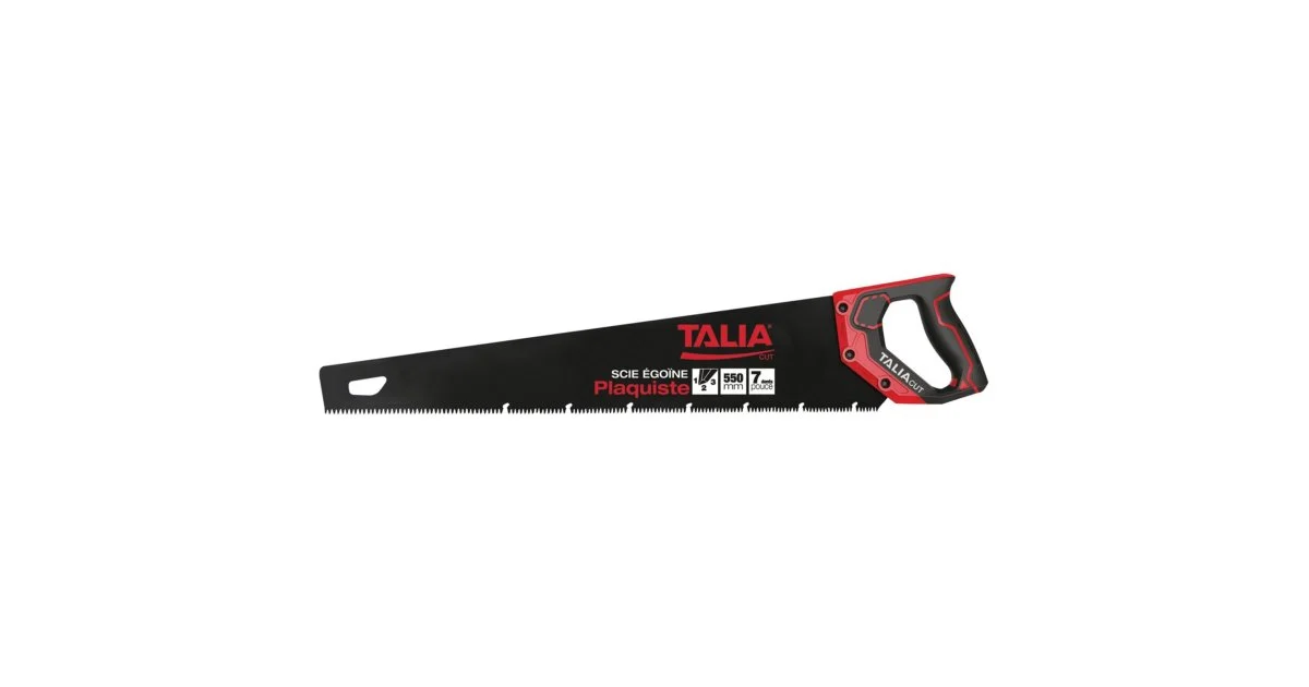 Scie pour plaques de plâtre et panneaux de particules 550 mm TALIAPLAST