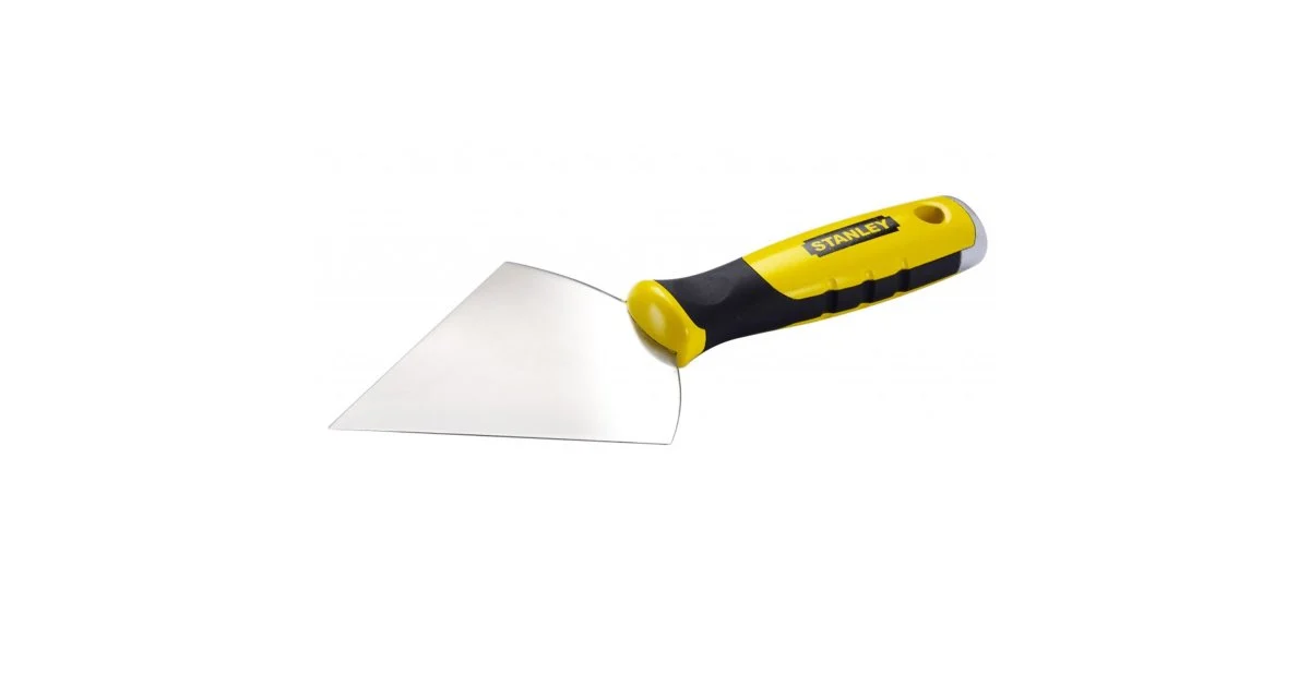 Spatule de plâtrier asymétrique pour angles 90° STANLEY