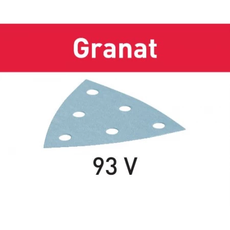 Abrasifs Granat V93 pour enduits, apprêts, laques FESTOOL