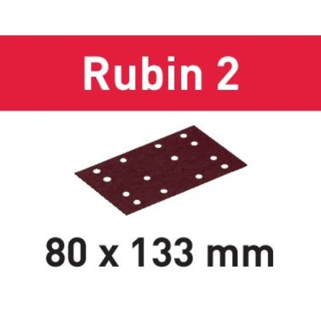 Abrasifs Rubin 2 80 x 133 mm pour bois FESTOOL