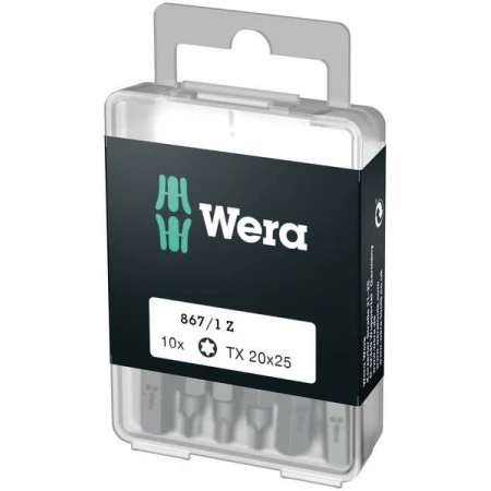 Embouts 25 mm Torx WERA ( boite de 10 )