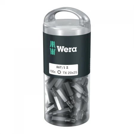 Embouts 25 mm Torx WERA ( boite de 100 )