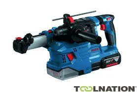Bosch Bleu 0611924003 GBH 18V-22 Marteau perforateur sans fil 2x 4.0 Ah et chargeur GAL 18V-40 en L-BOXX
