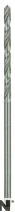 Bosch Bleu Accessoires 2608585473 10x Mèche métallique HSS-G DIN338 1.8