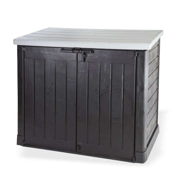 Abri Rangement de jardin - Coffre - Cache poubelle XL2 x 240 litres