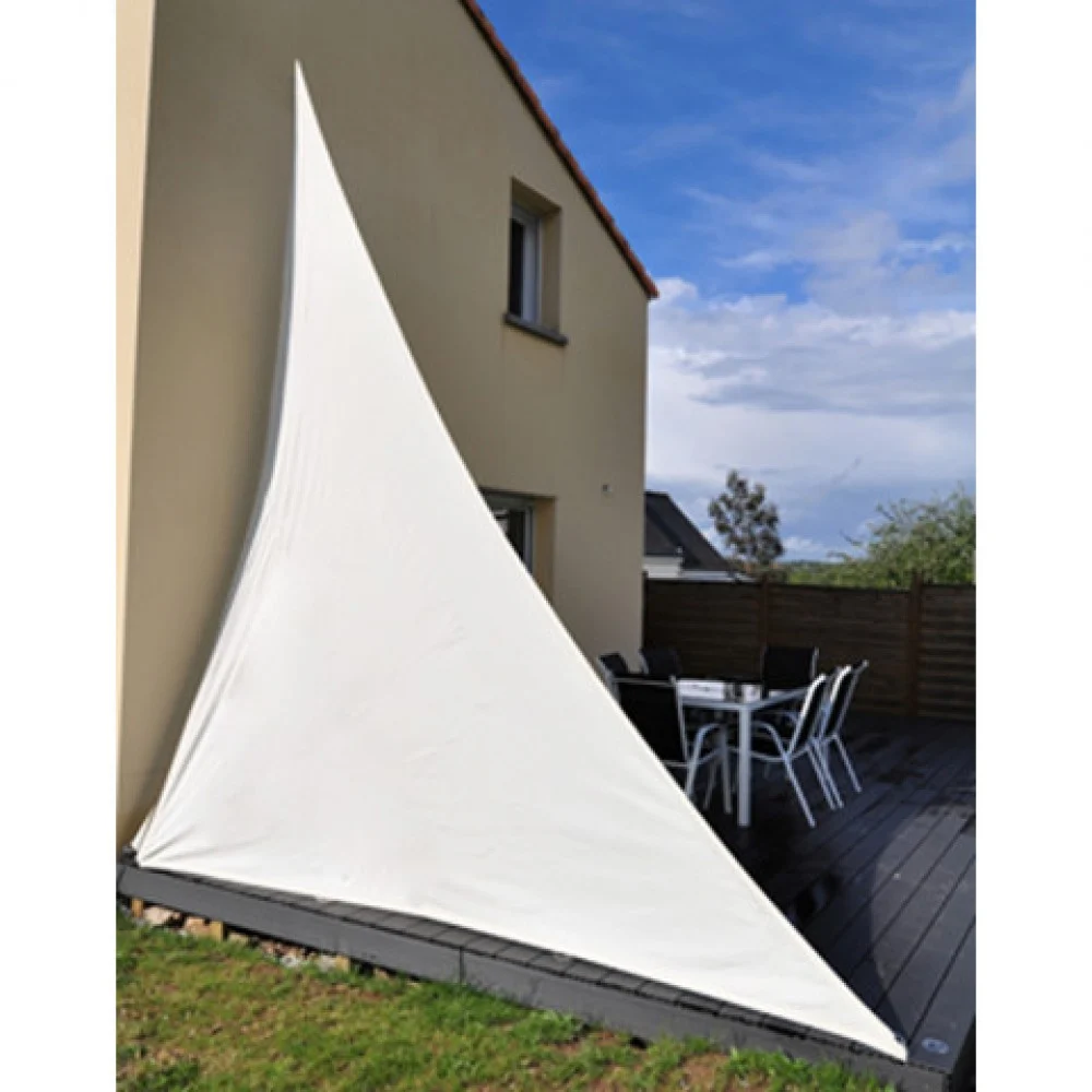 Voile d'ombrage DAYTONA blanc - 360x360x360cm - sans accessoiresConfortex