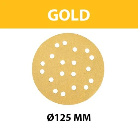 Disque abrasif MIRKA GOLD Ø 125 mm 17 Trous