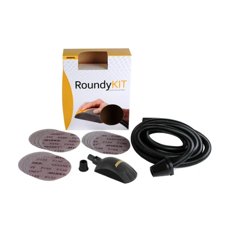 Kit cale manuelle Roundy Ø150 mm + 15 disques Abranet MIRKA
