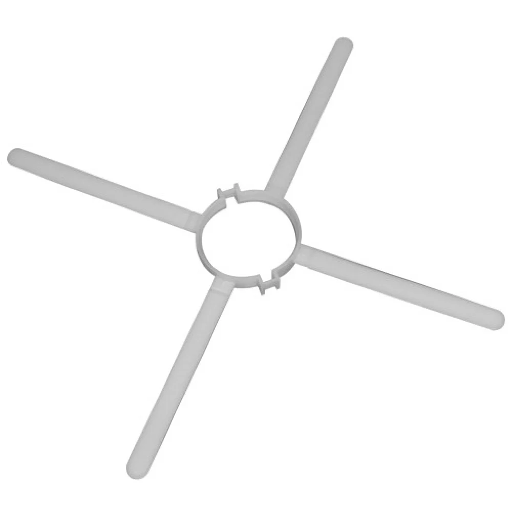6 X Araignée de centrage polypropylène pour conduit D80 mm ChemiluxUBBINK