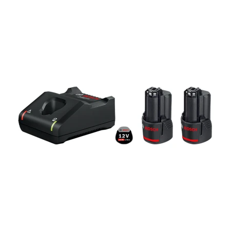 Pack 2 batteries GBA 12V 3 Ah + chargeur GAL 12V-40 BOSCH