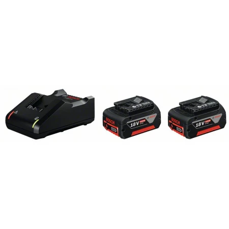 Pack 2 batteries GBA 18V 4 Ah + chargeur GAL 18V-40 BOSCH