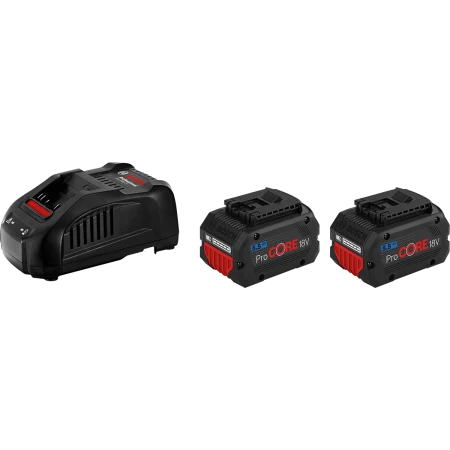 Pack 2 batteries ProCORE 18V 5.5 Ah + chargeur GAL 1880 CV BOSCH