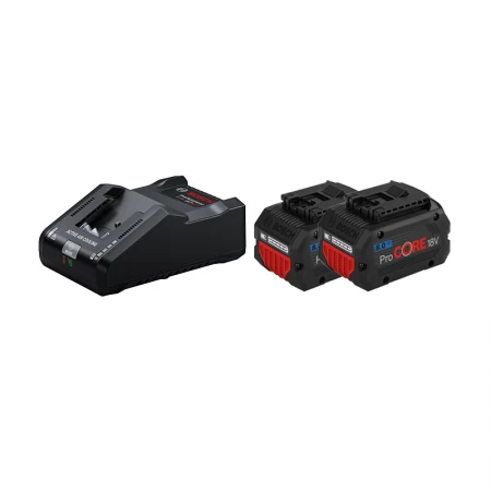 Pack 2 batteries ProCORE 18V 8 Ah + chargeur GAL 18V-160 BOSCH