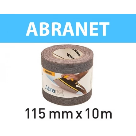 Rouleau abrasif Abranet 115 mm x 10 m MIRKA