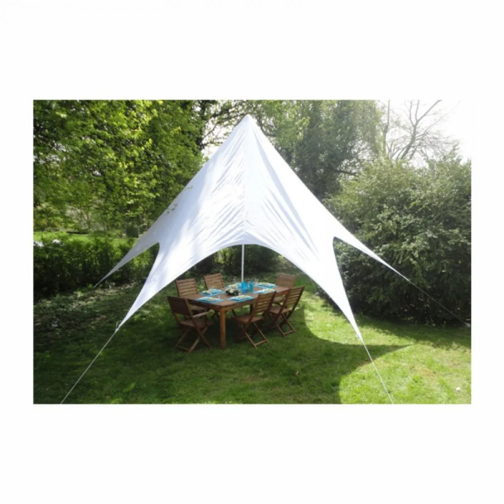 Voile d'ombrage TEPEE blanc - Diamètre 350cmConfortex