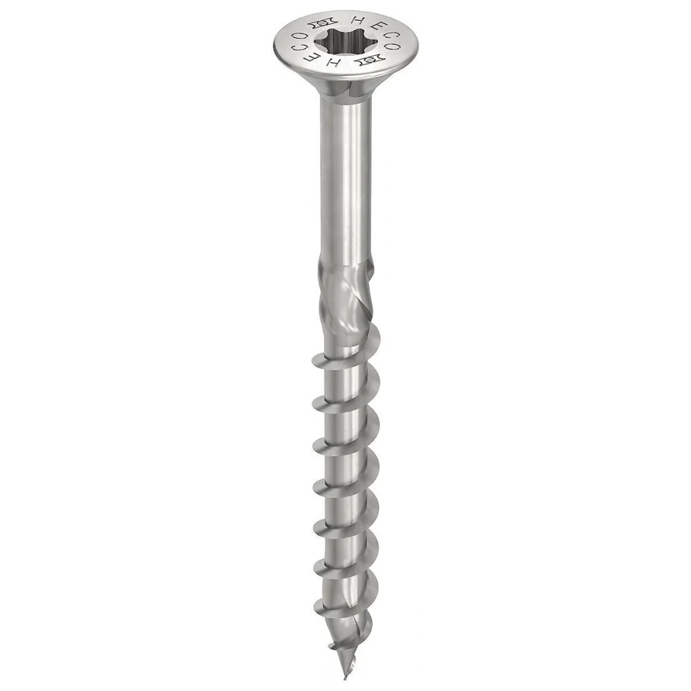 Vis à bois inox A2 filetage partiel HECO TOPIX Plus - tête fraisée TorxHECO