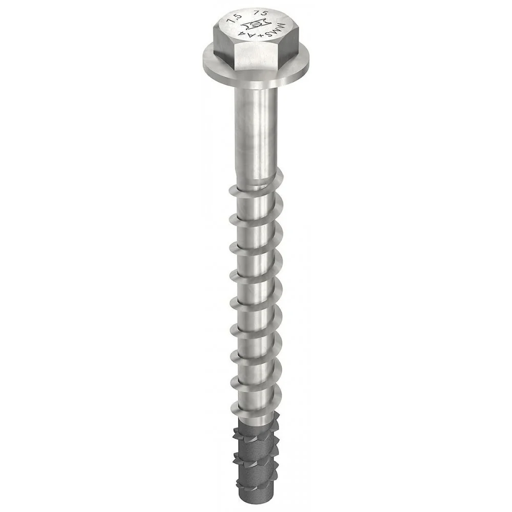Vis ancrage béton filetage partiel MULTI-MONTI Plus SS inox A4 10 x 65 mm - x25HECO
