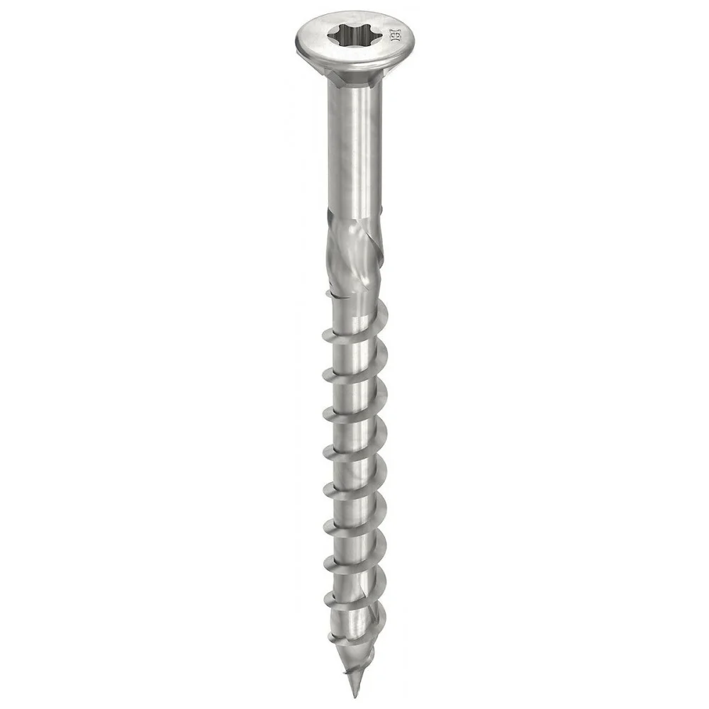Vis terrasse bois inox A2 filetage partiel HECO TOPIX Plus - tête fraisée TorxHECO