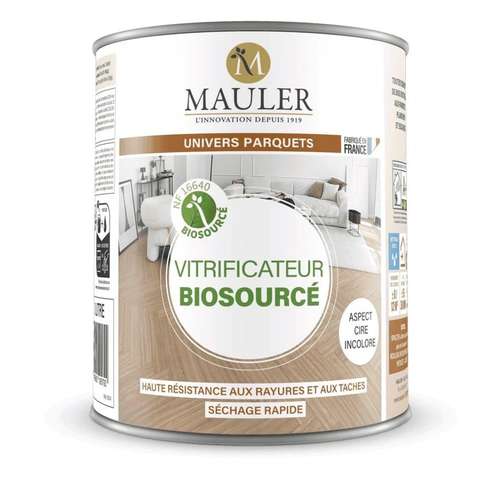 Vitrificateur parquet & escalier Biosourcé - IncoloreMauler
