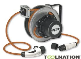 Zeca EV6321 Enrouleur de câble à ressort Câble de recharge EV 7+1 m Monophasé 32A